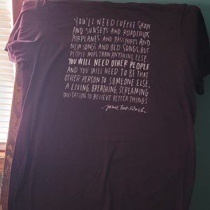 TWLOHA TO WRITE LOVE ON HER ARMS T SHIRT